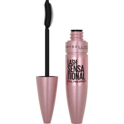 Maybelline Lash Sensational Máscara de Pestanas 253 Blackest Black Lavável