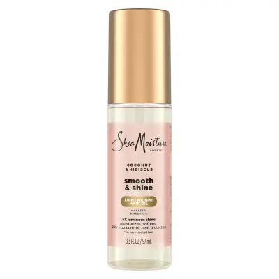 SheaMoisture Coconut & Hibiscus Óleo Suavizante e de Brilho 100 ml