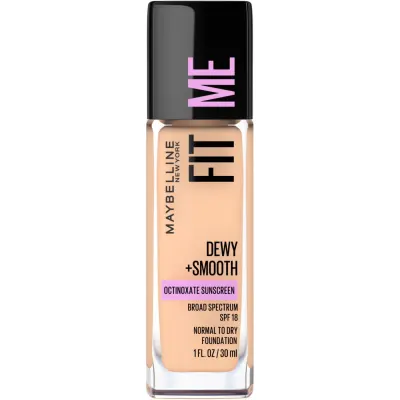 Maybelline Fit Me Dewy + Smooth Base Líquida SPF 18 120 Classic Ivory 30ml