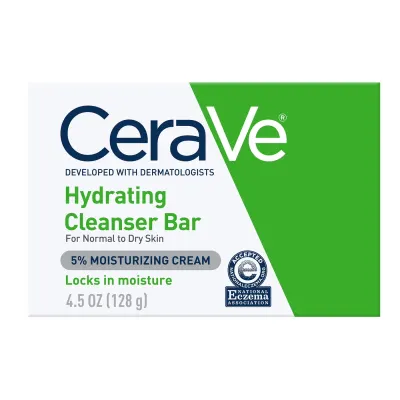CeraVe Savon en Barre Hydratant Visage et Corps 128 g