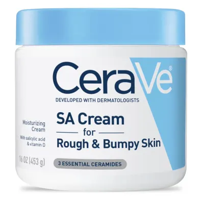 CeraVe SA Crème Exfoliante Acide Salicylique Peau Rugueuse 453g