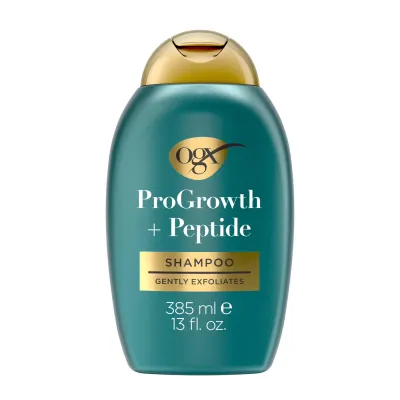OGX ProGrowth + Peptide Champô Clarificante Esfoliante 385 ml