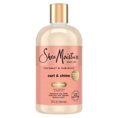 SheaMoisture Coconut & Hibiscus Shampoo for Curly Hair 13 fl oz
