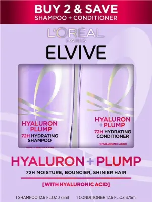 L'Oréal Paris Elvive Hyaluron Plump Champô e Condicionador Hidratante