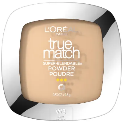 L'Oréal Paris True Match Pó Compacto Sem Óleo W3 Light Medium 9,5g