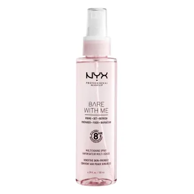 NYX Professional Makeup Bare With Me - Spray Multifunções Primer e Fixador, 130 ml