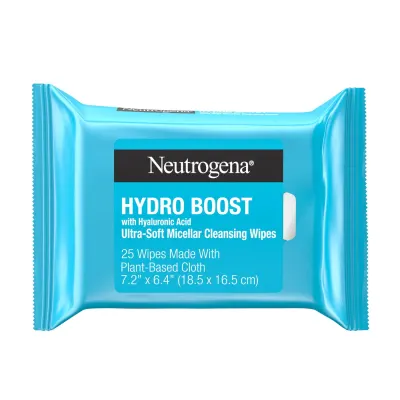 Neutrogena Hydro Boost Toalhitas Desmaquilhantes Micelares 25 unidades