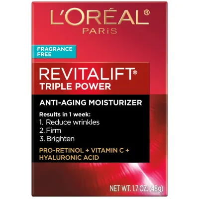 L'Oréal Paris Revitalift Triple Power Creme Hidratante Antienvelhecimento 48g