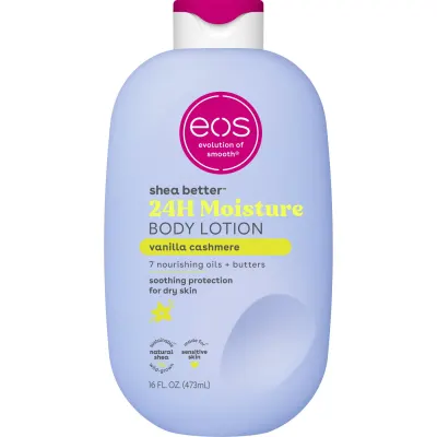 EOS Vanilla Cashmere Shea Better Loção Corporal Hidratante 473 ml