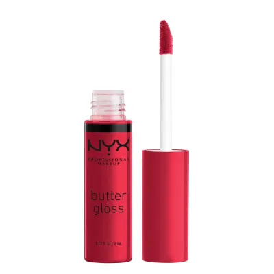 NYX Professional Makeup Butter Gloss 20 Red Velvet Não Pegajoso 8ml
