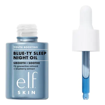 E.l.f. SKIN Blue-ty Sleep Óleo Facial Noturno com Retinóide 30 ml